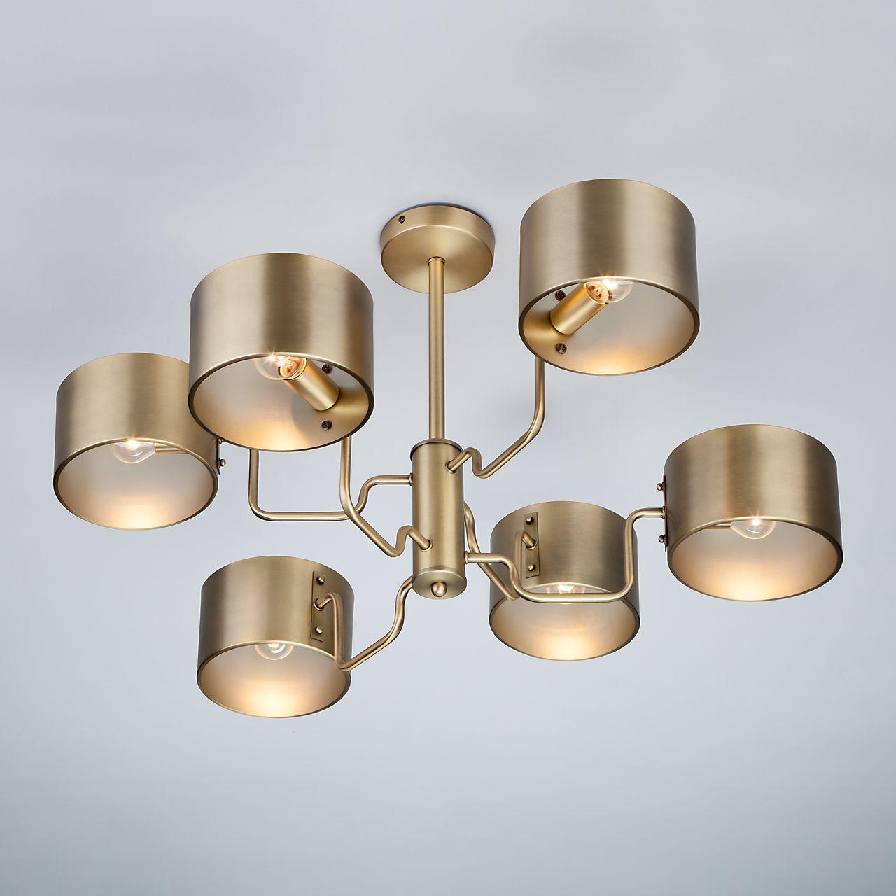 Потолочная люстра Bogates Pallada 293/6 бронза BOGATES ДИЗАЙНЕРСКИЕ, PALLADA 188025 Бронза  - Вид №3