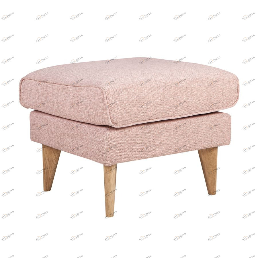Пуф для ног квадратный Pola бледно-розовый Sits S1537