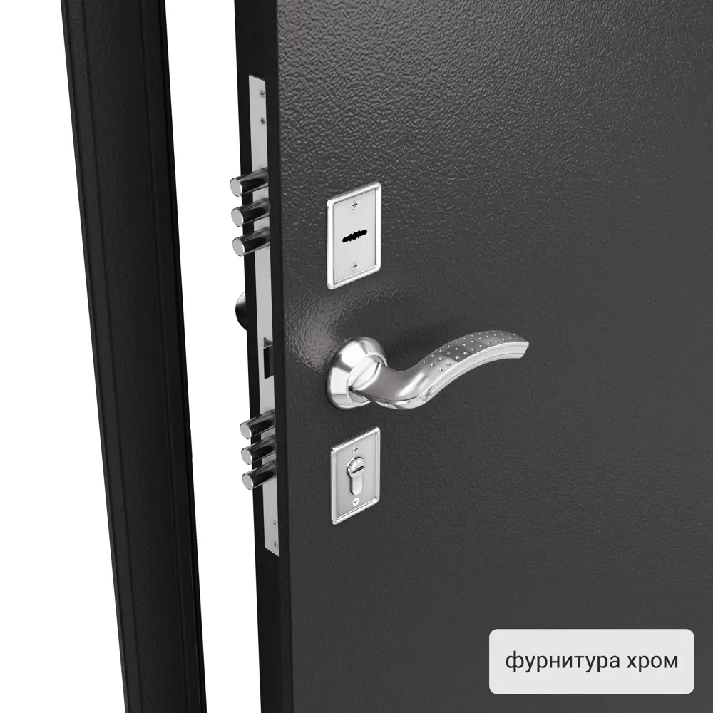 Дверь металлическая Стеф Блок, 860 мм, левая, цвет коричневый TOREX STLM-2158401 - Вид №2