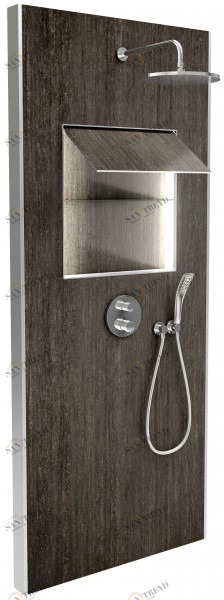 E803011-D36 Готовый к угловой установке сет для душевого пространства c подсветкой Jacobdelafon ECRIN Santreyd