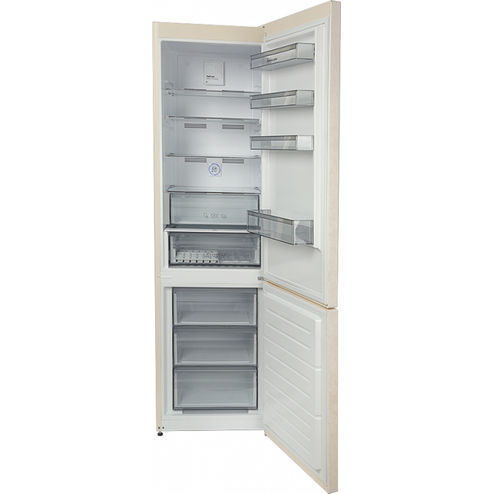 9245493 Холодильник с морозильником   Schaub Lorenz SLU S379X4E бежевый STDN-0092258 - Вид №1