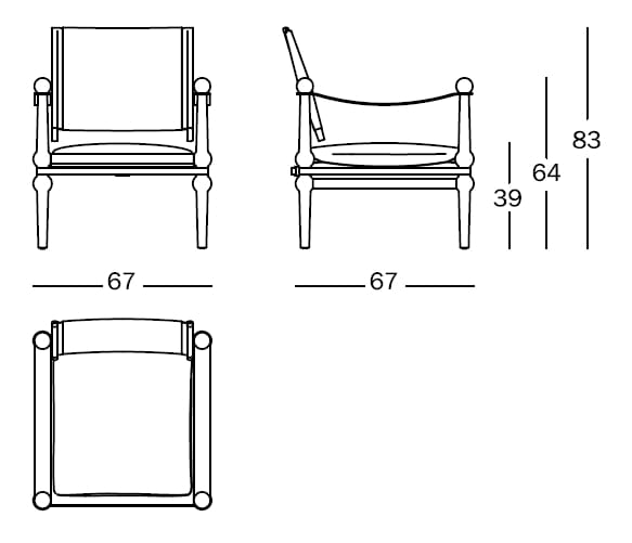 Съемный деревянный стул с подлокотниками Magis Twain ARCH-00120104 - Вид №10