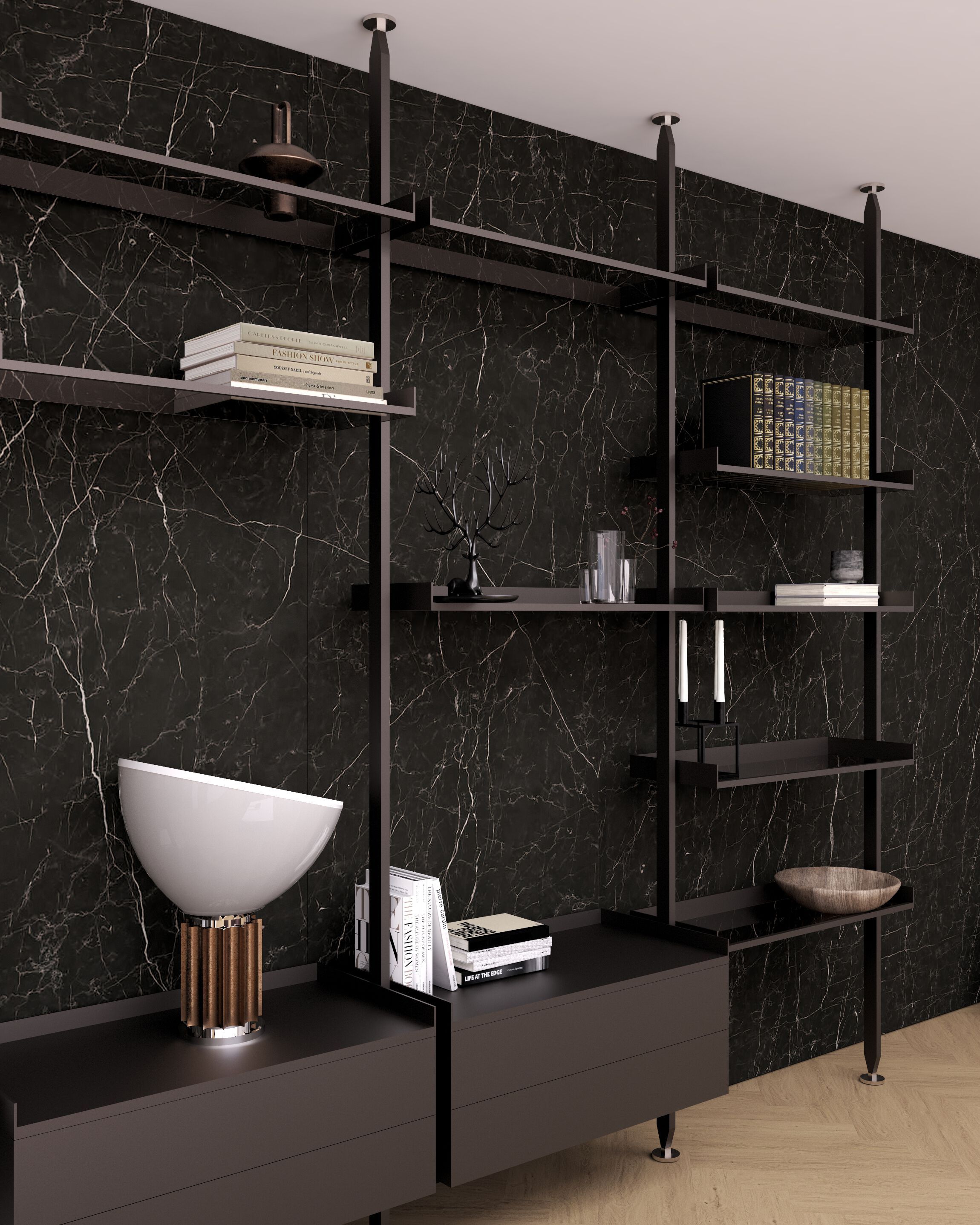 Макси-стеновые панели с мраморным эффектом для внутренней отделки Déco Хлоп! ARCH-00108400 - Вид №3