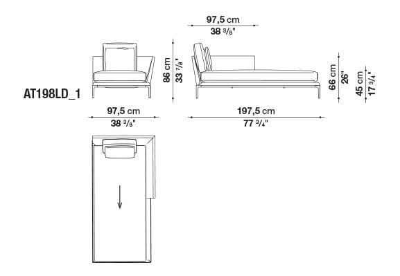 Кожаный диван B&B Italia Атолл ARCH-00112726 - Вид №38