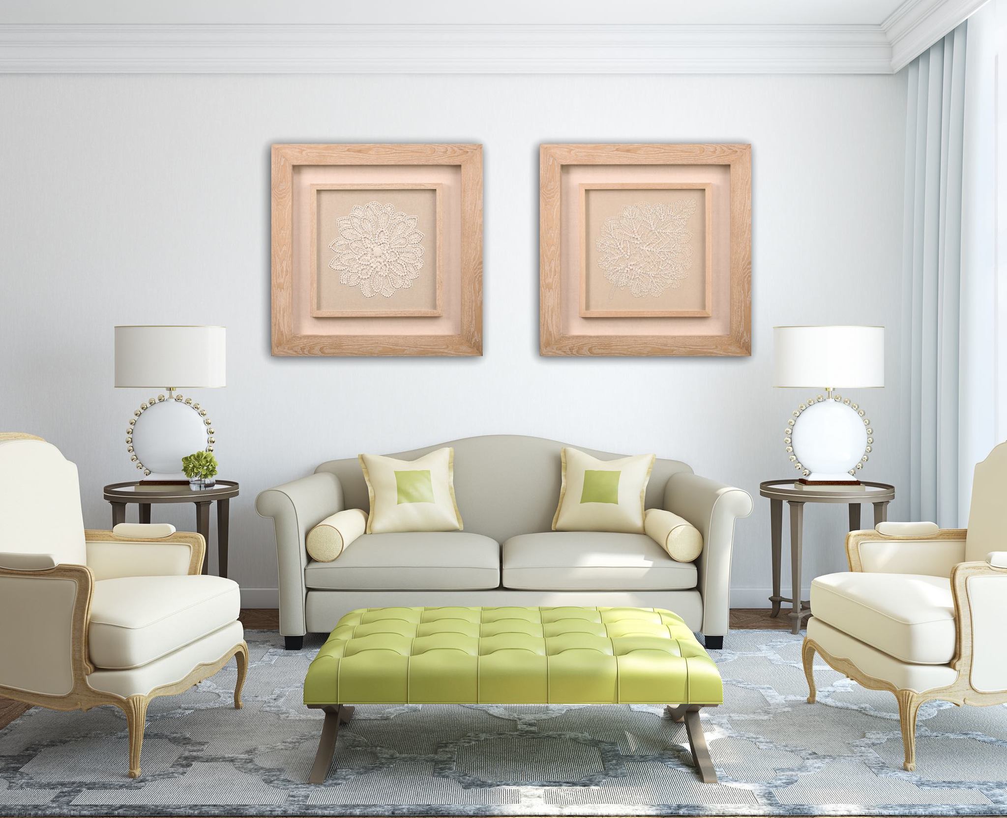 22253B Панно "Кружево 2" Decoridom Santreyd  - Вид №2