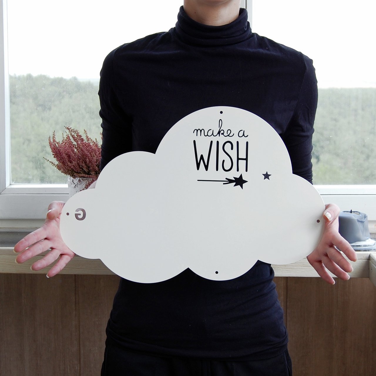 Доска для магнитов "MAKE A WISH" BONESSI НАСТЕННАЯ 081621 Белый  - Вид №1