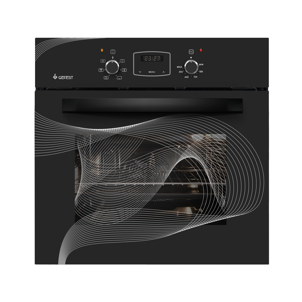 1266695 Электрический духовой шкаф Gefest ЭДВ ДА 622-02 К26 черный STDN-0030969