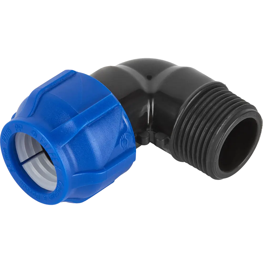 Отвод комбинированный 90° ПНД Valfex 1"x25 мм НР 83742583 STLM-2066573 