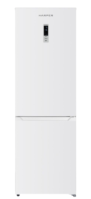 9197175 Холодильник с морозильником   Harper RH5559B белый STDN-0028109 - Вид №2