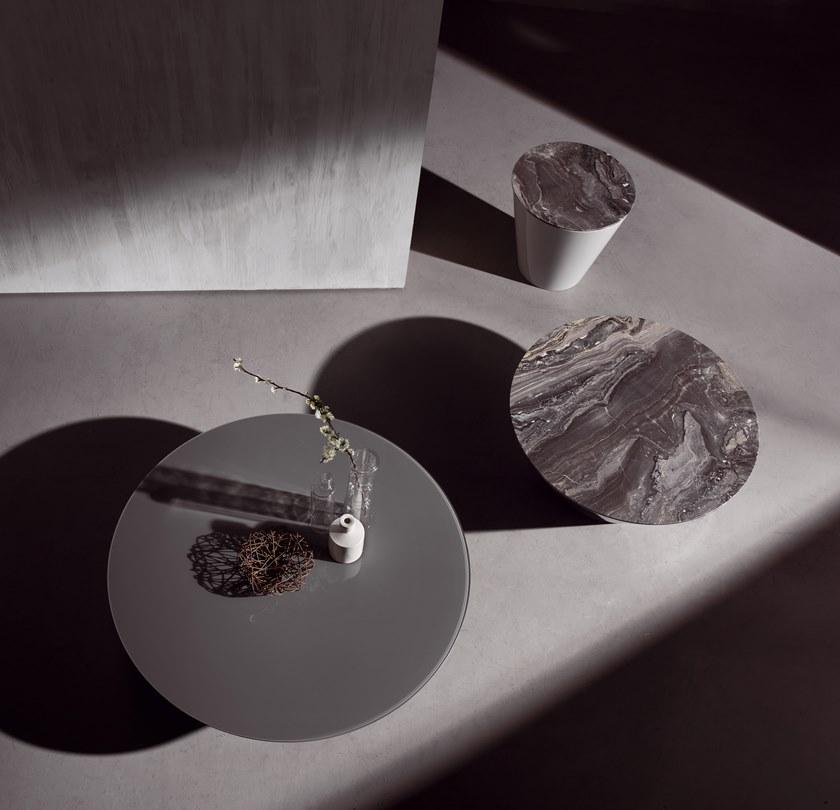 ACERBIS Круглый журнальный столик из baydur® и камня sun-id-1417371 - Вид №2