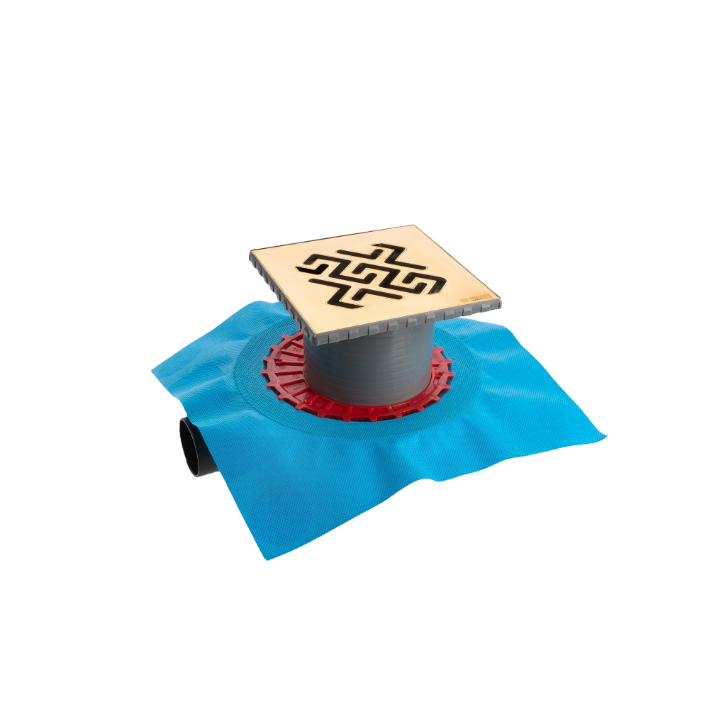 092365 Трап водосток ZENTRUM Antik 150х150  Berges ZENTRUM Norma  - Вид №3