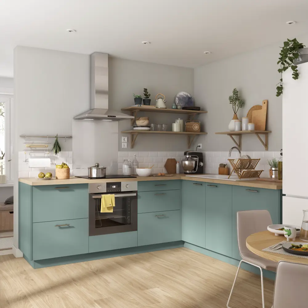 Фасад кухонный DELINIA ID София грин 14.7×76.5 см - матовый зеленый 85183220 STLM-0059590 - Вид №12