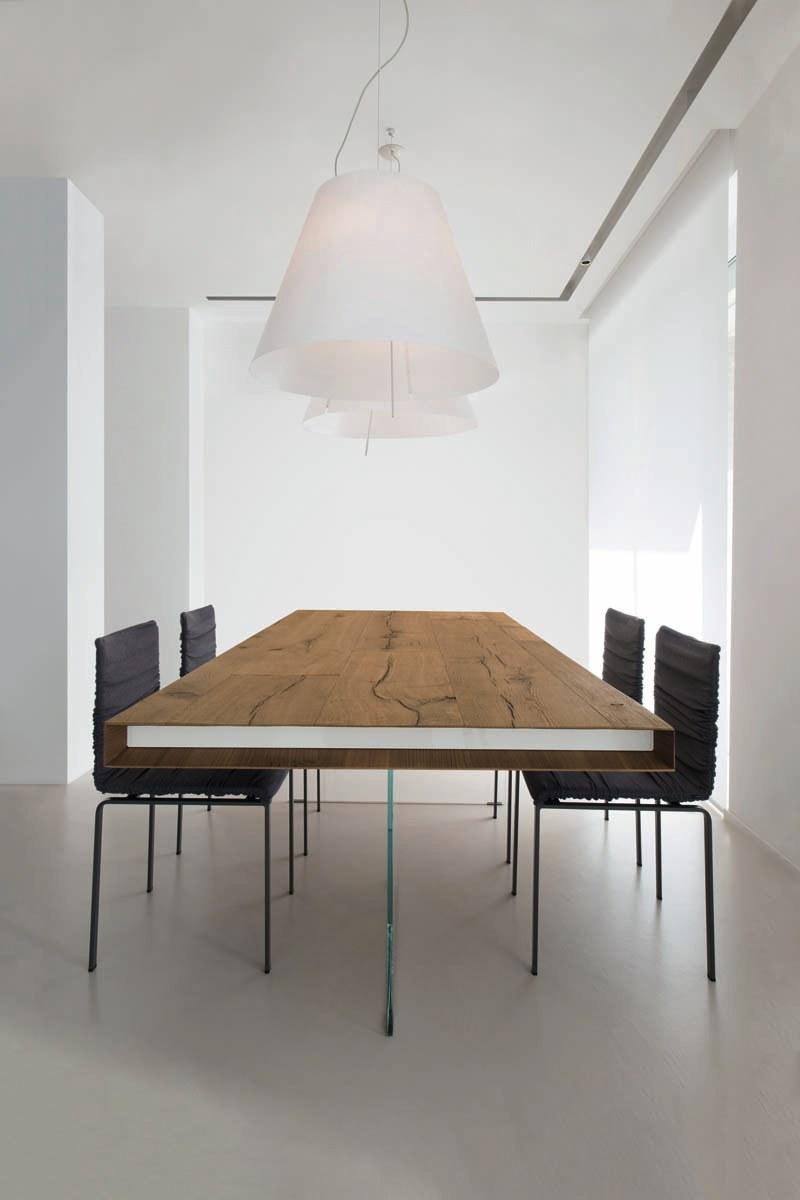 Lago Прямоугольный стол из дерева и стекла Air sun-id-1397964 - Вид №6