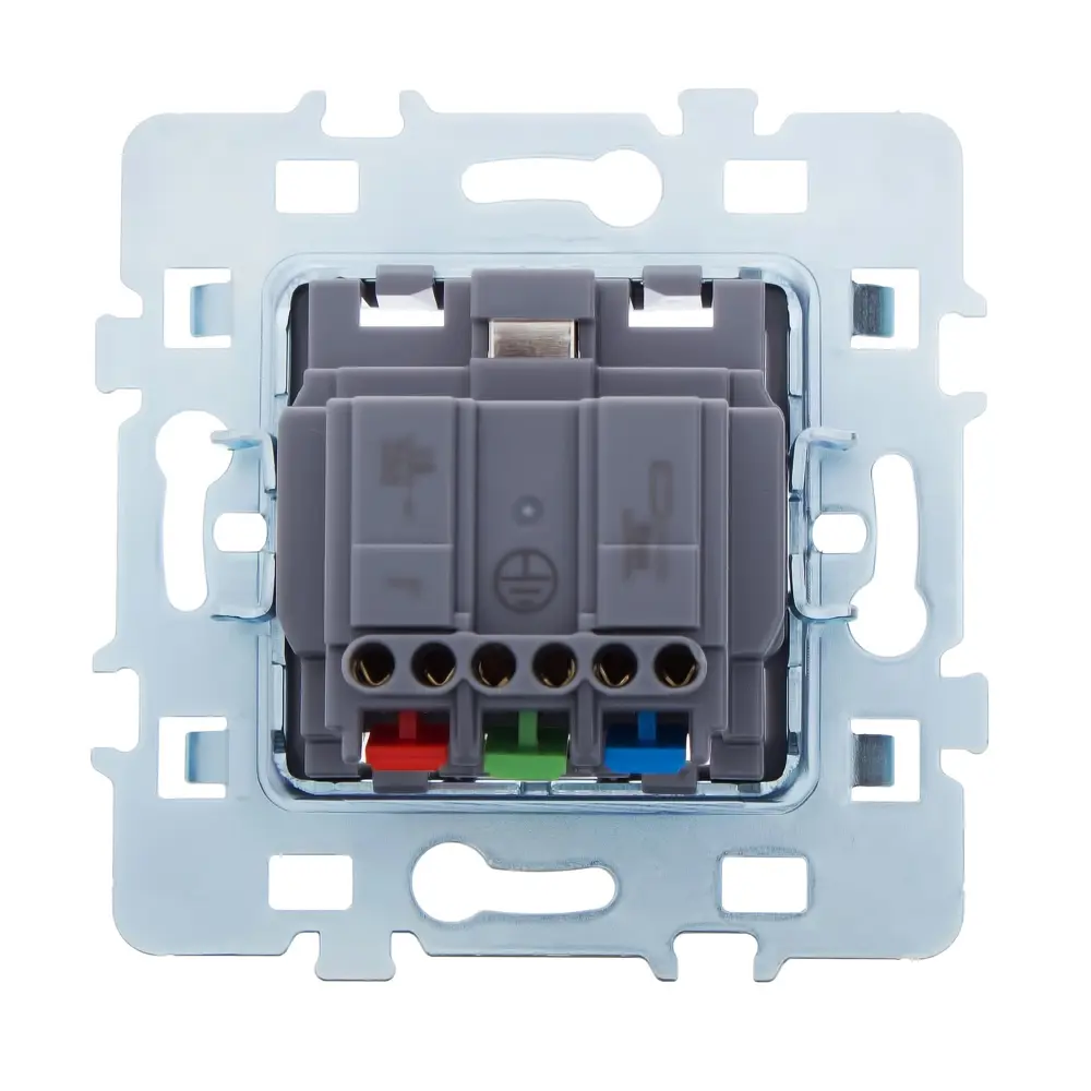 Розетка встраиваемая Lexman Cosy с заземлением цвет серый STLM-2044255 - Вид №2