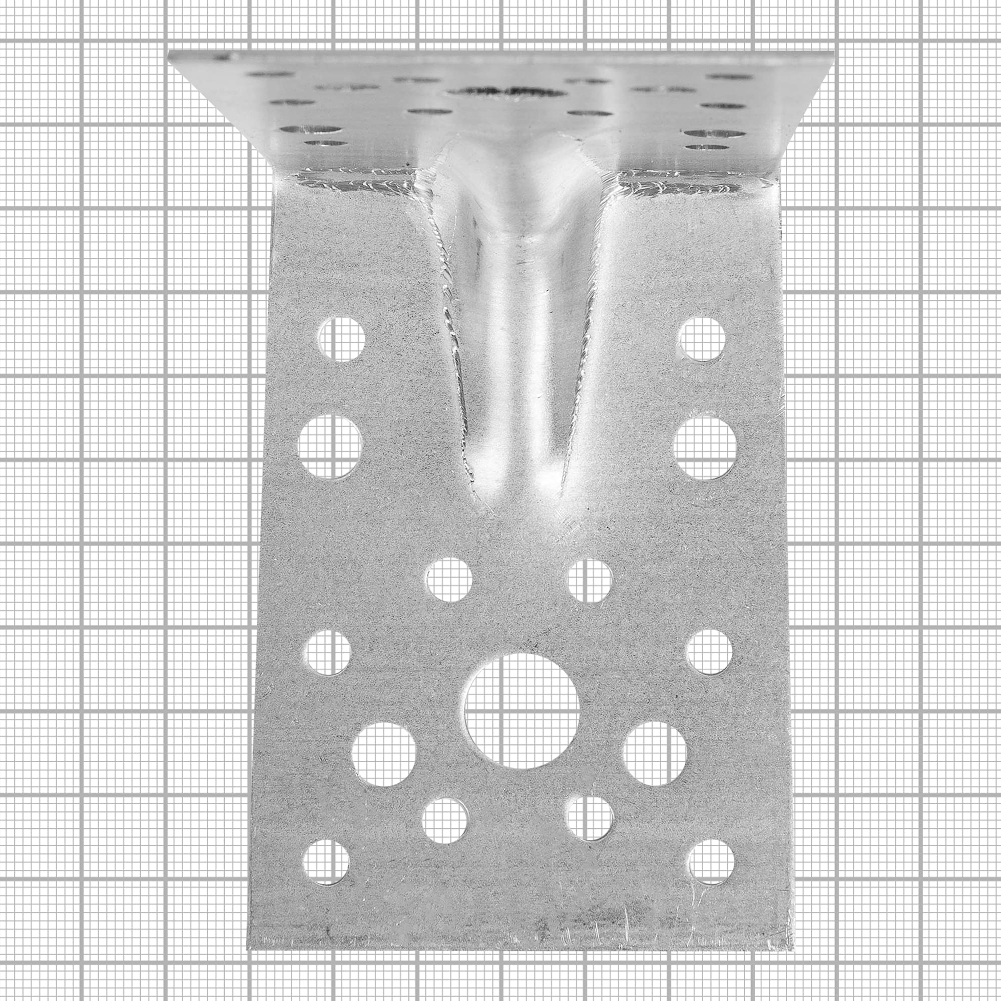 82680156 Уголок крепежный усиленный оцинкованный 90х90х65х1.8 мм, 15 шт Santreyd  - Вид №4