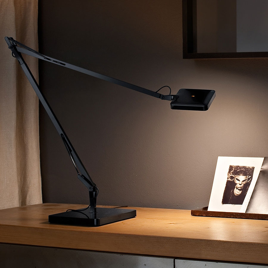 Flos Kelvin LED BASE/FUSS F3311033 лампа настольная антрацит 96752 - Вид №1