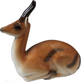 80352 Императорский фарфоровый завод Скульптура "Газель" 