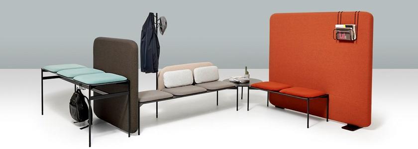 Diemme Отдельностоящая офисная перегородка из ткани Snake sun-id-1359790 - Вид №2