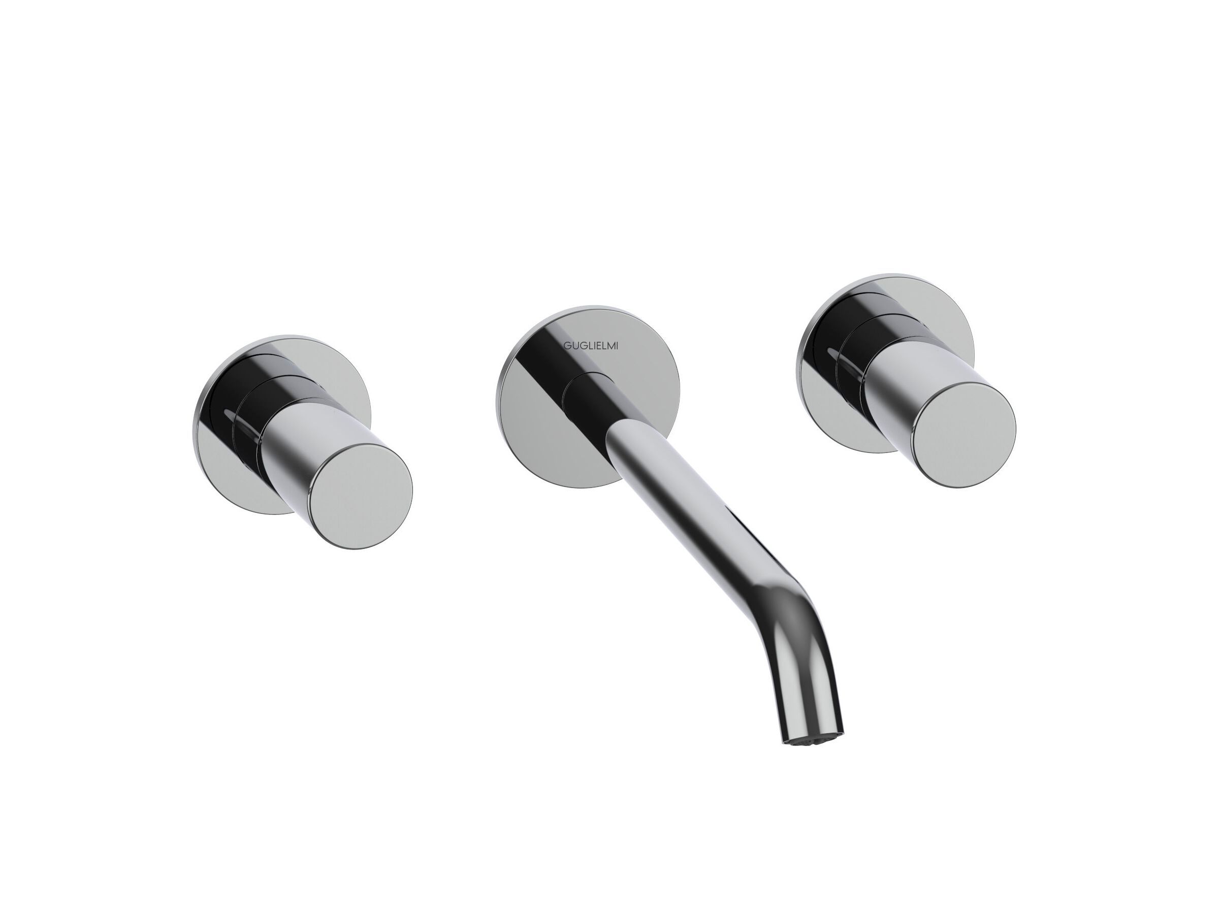 Настенный смеситель для раковины с 3 отверстиями GUGLIELMI RUBINETTERIE Sprint Color ARCH-00075384 - Вид №2