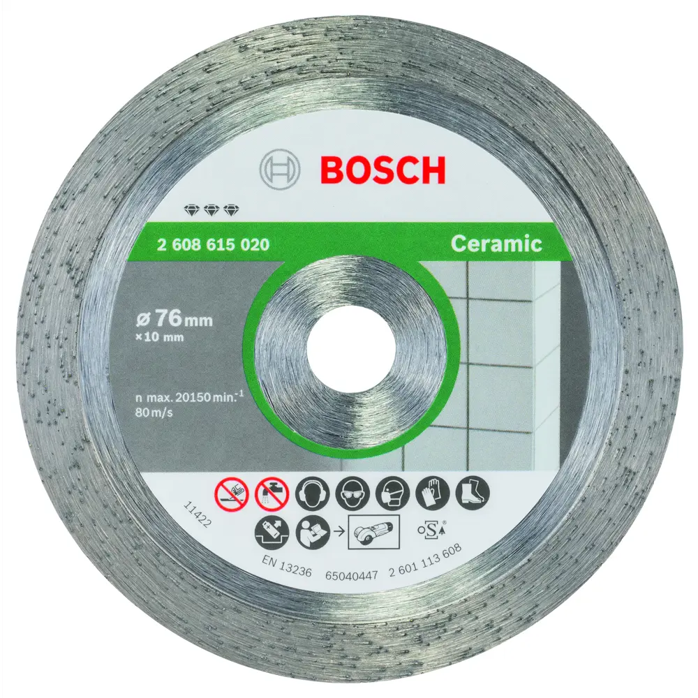 Диск алмазный по керамике Bosch, 76x10 мм 82009899 STLM-2061962 BOSCH PROFESSIONAL 