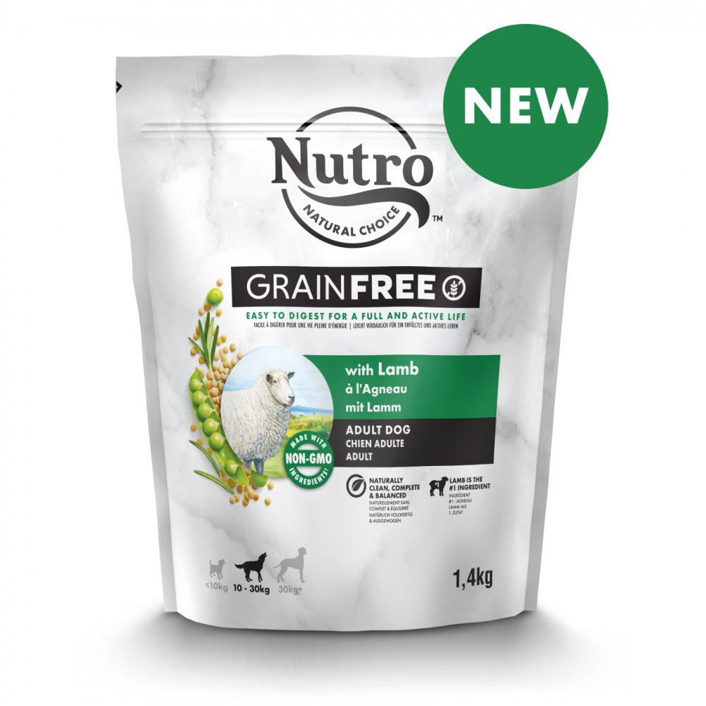 ПР0059449 Корм для собак для средних пород с ягненком и экстрактом розмарина сух. 1,4кг NUTRO  - Вид №1
