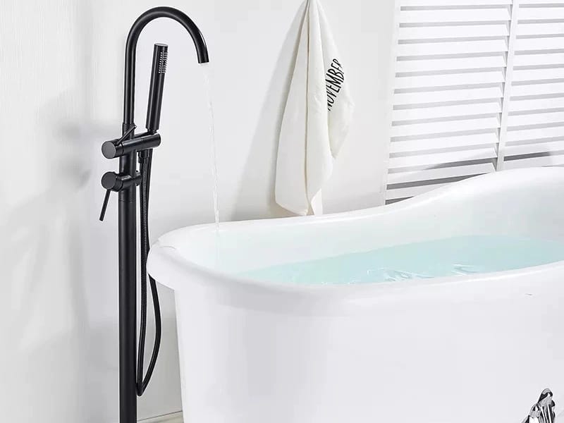 Латунный смеситель для ванны с поворотным горлышком Fontana Showers FS1371 ARCH-00123883