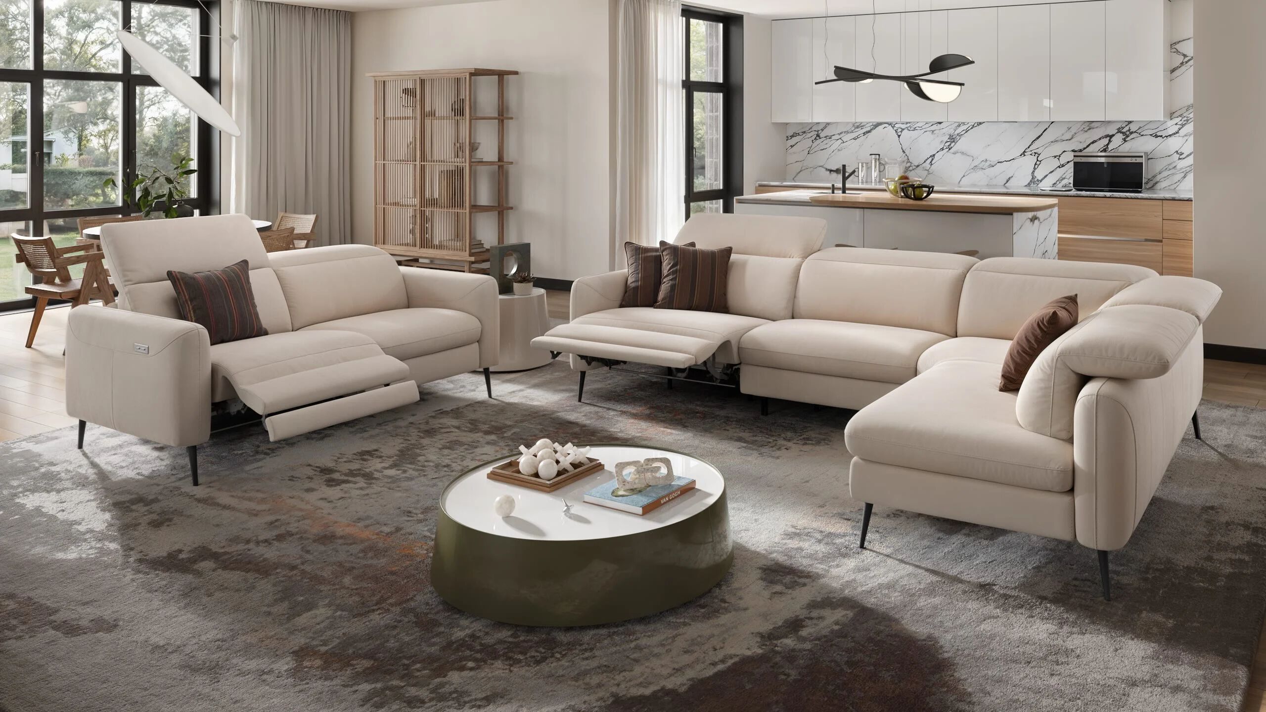 Угловой диван из ткани Sofanella Мессина ARCH-00091517 - Вид №4