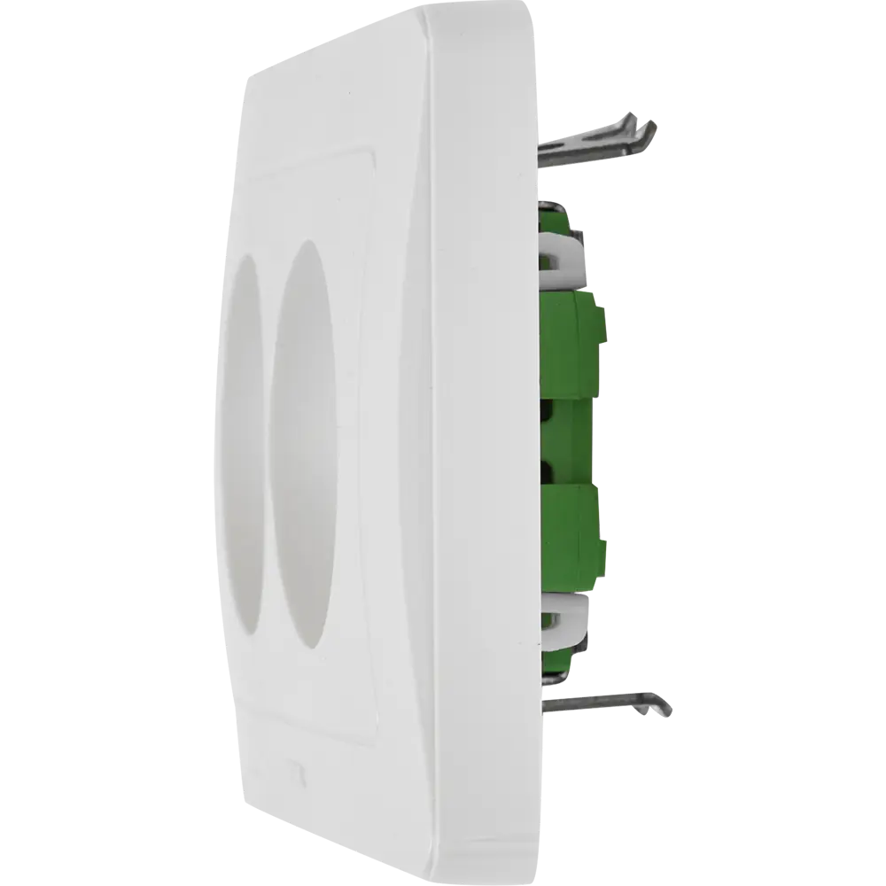 Розетка двойная Hegel цвет белый STLM-2166460 - Вид №4