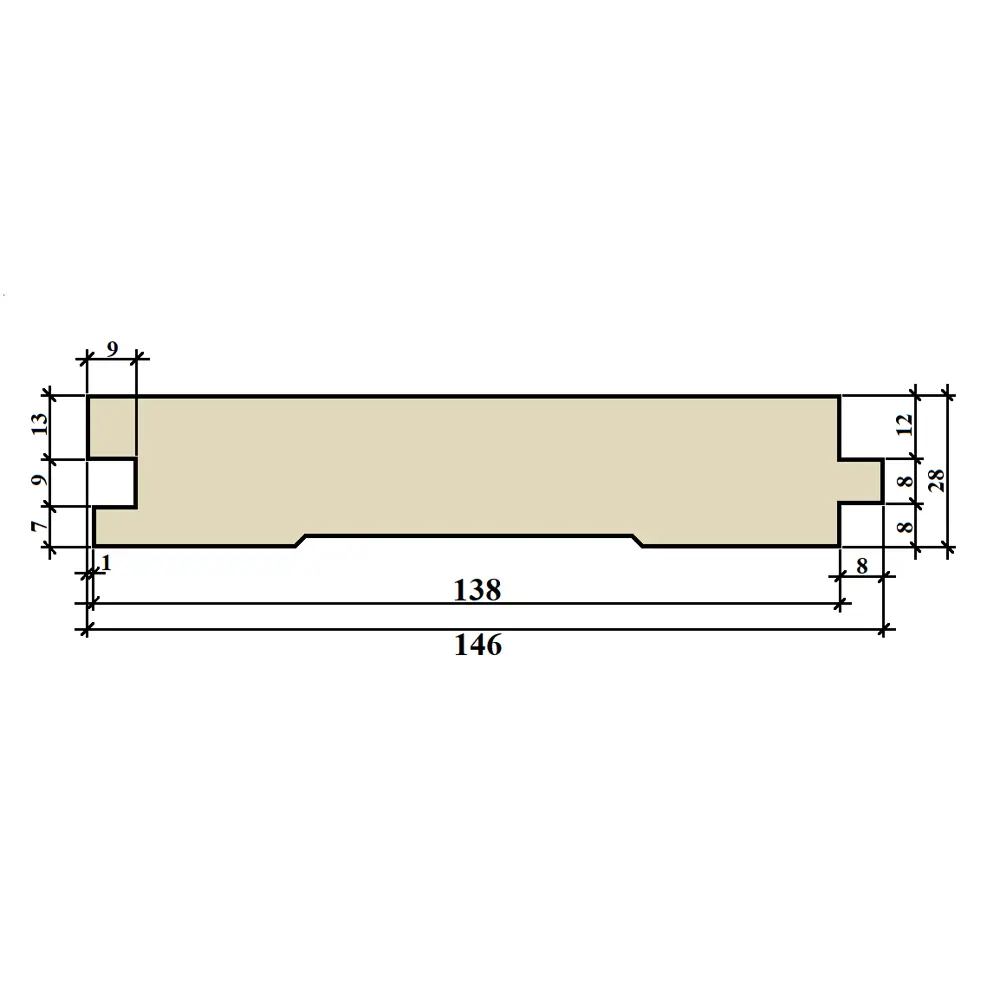 Доска пола хвоя 28x146x4000 мм сорт Оптима 3 шт. 1.75 м² 81947980 STLM-2053573 Santreyd  - Вид №12