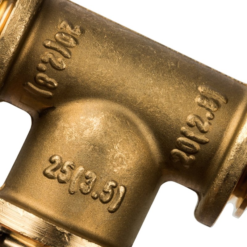 Тройник переходной 20x25x20 аксиальный для труб из сшитого полиэтилена STOUT SFA0014202520 - Вид №1