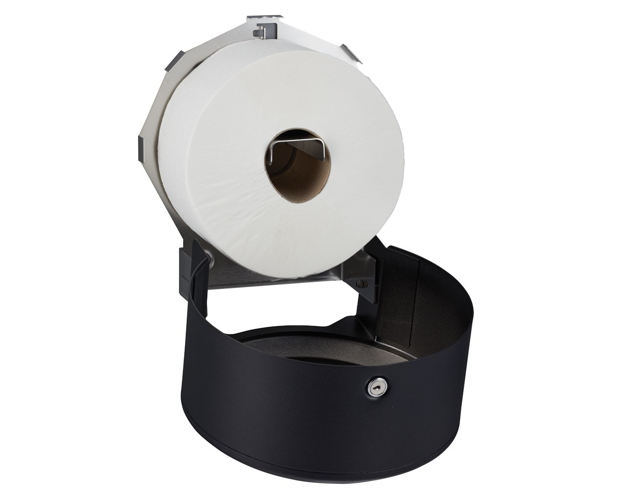 BSC201 Держатель туалетной бумаги STELLA BLACK LINE MINI, черный Merida  - Вид №4