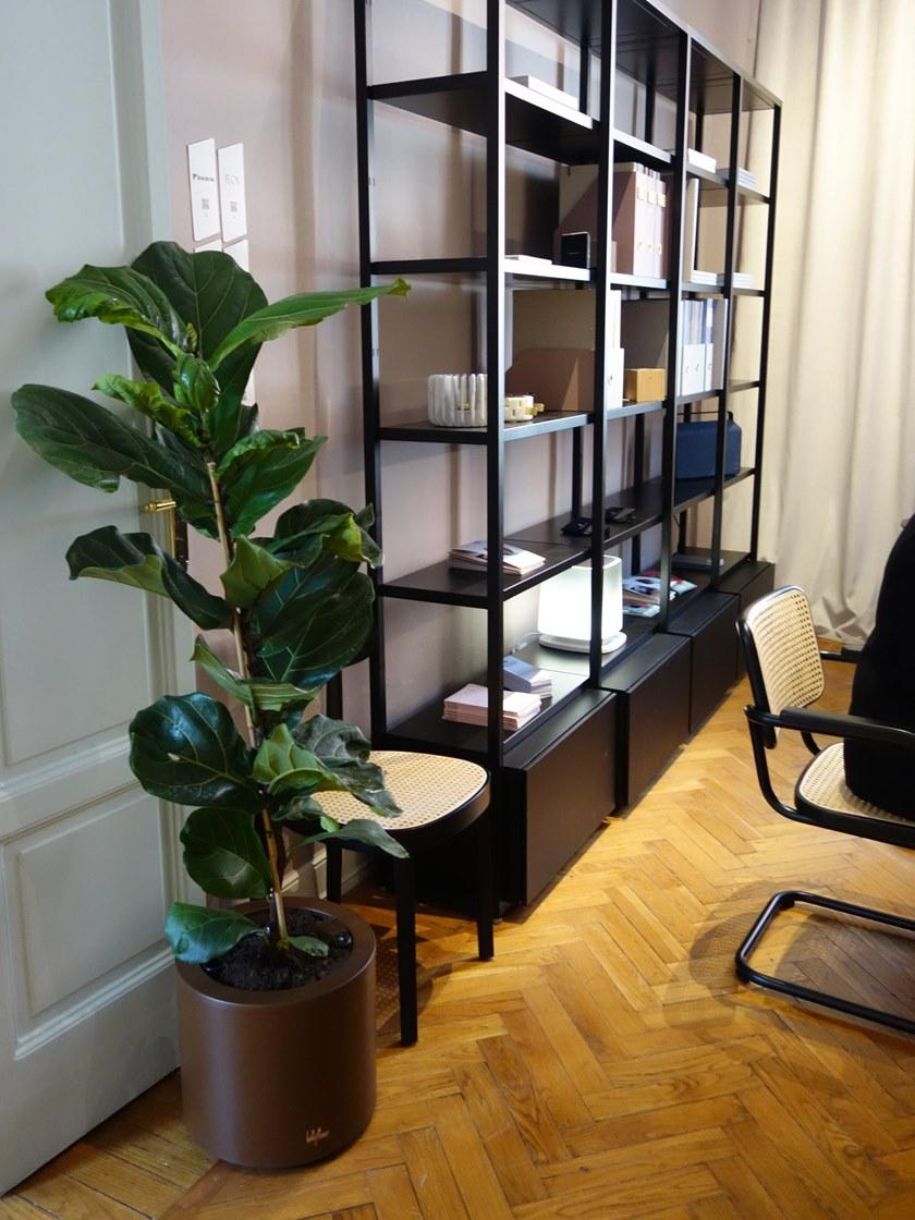 Hobby Flower Низкий круглый горшок из нержавеющей стали с автоматическим поливом Urban sun-id-1426153 - Вид №3