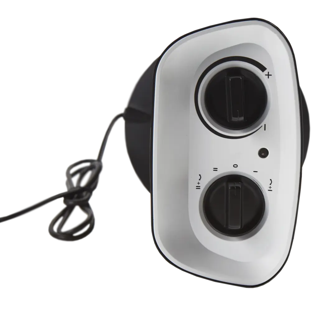 Тепловентилятор колонный керамический электрический Equation с механическим термостатом 2000 Вт черный STLM-2184112 - Вид №1