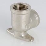 VTr.751.N.0004 Фитинг резьбовой – угольник с креплением (водорозетка) Valtec 1/2"  - Вид №7