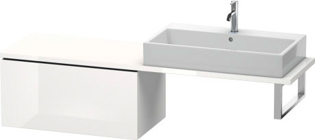LC582405252 Шкафчик для компактной консоли L-Cube #LC5824 820 x 477 мм Европейский дуб, декор Duravit - Вид №2