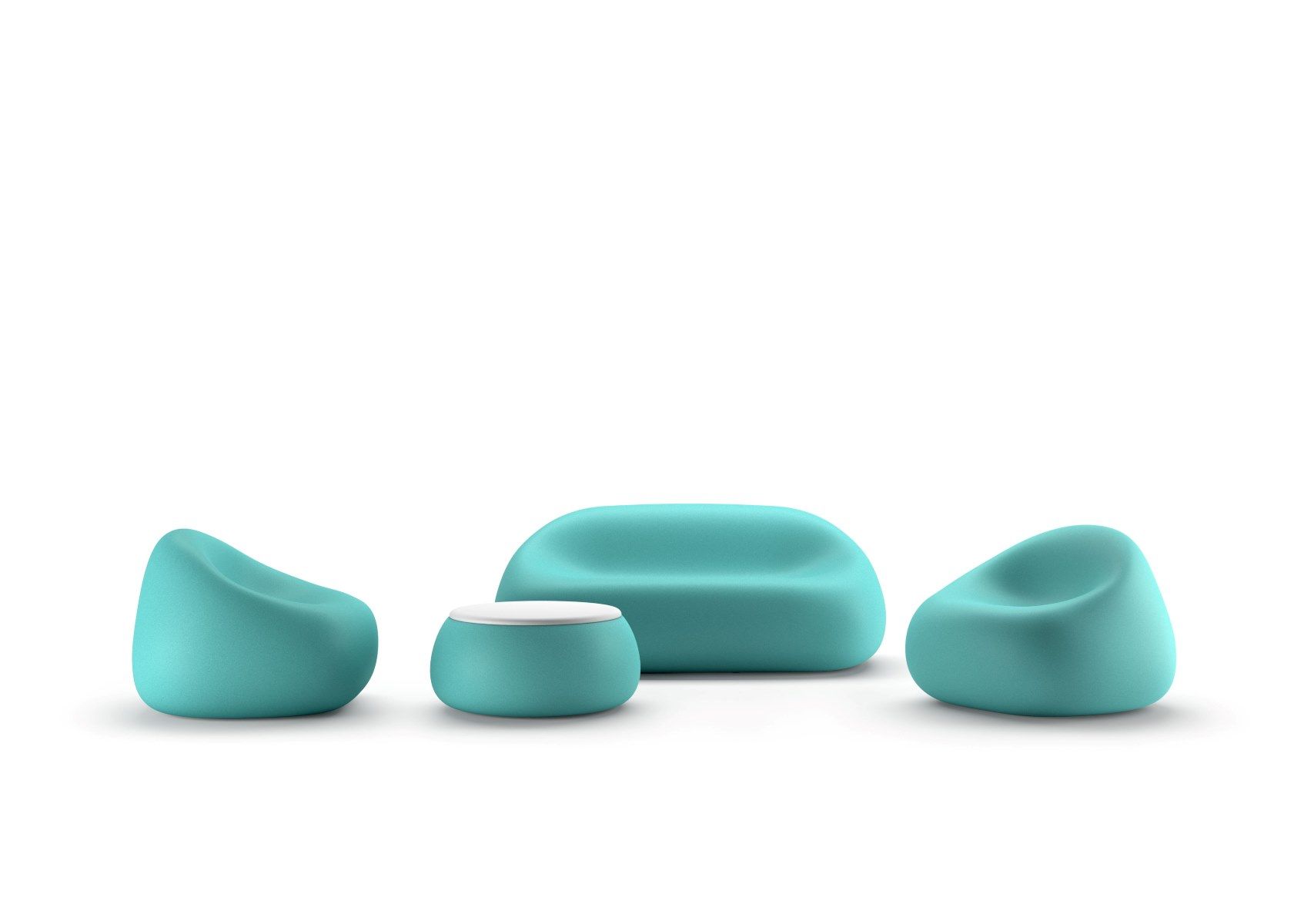 2-местный полиэтиленовый садовый диван PLUST Gumball ARCH-00141498 - Вид №14