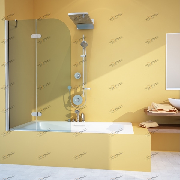 50X150GV102A Душевое ограждения на борт вынны GUTEWETTER Германия LUX