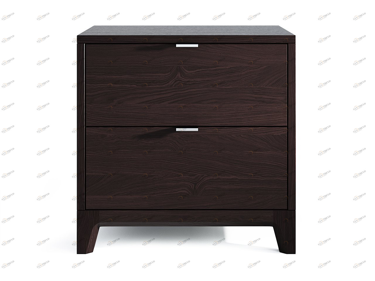Прикроватная тумбочка дизайнерская венге Case THE IDEA  210308 Венге 