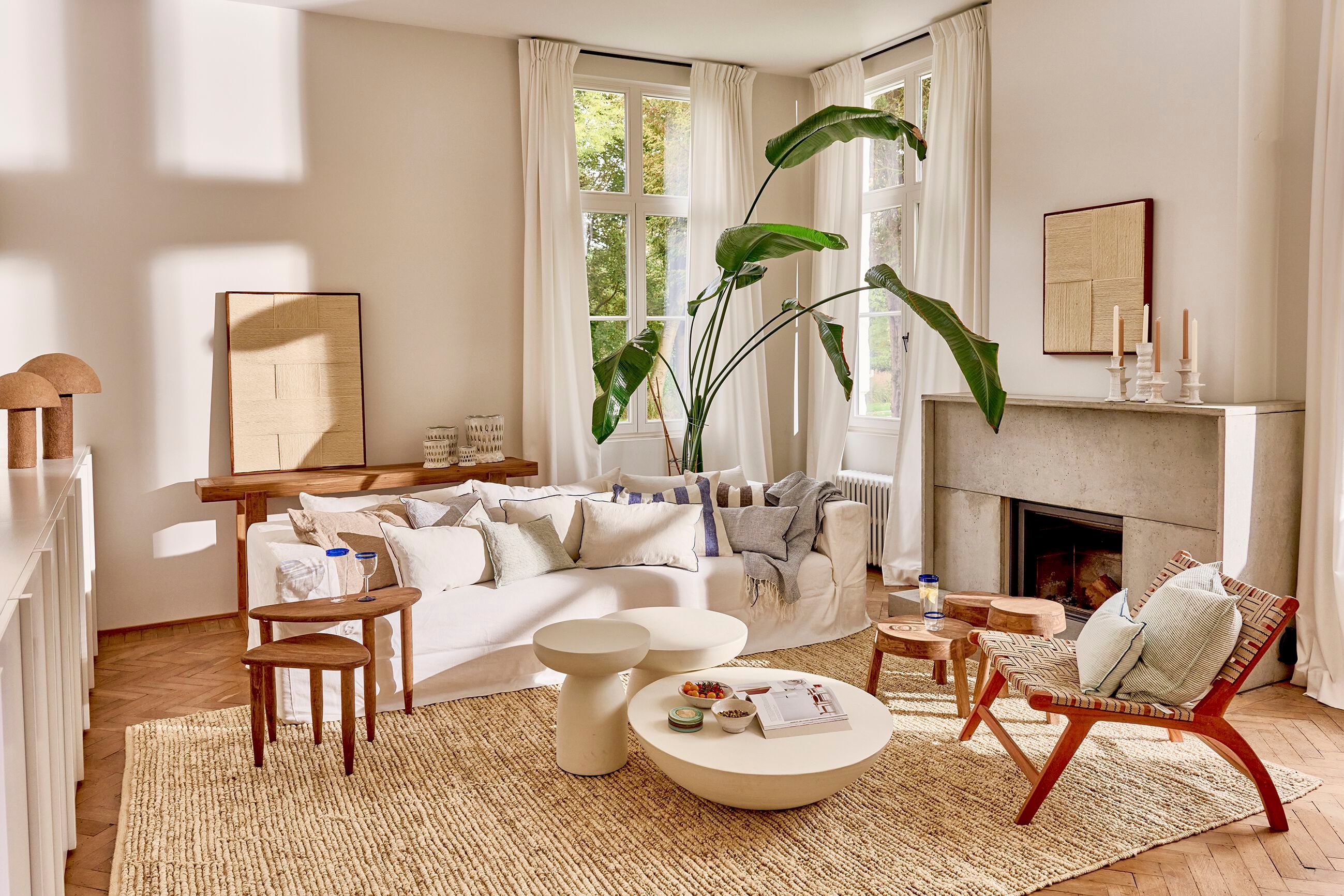 Льняная полосатая прямоугольная подушка POMAX Cirque Magique ARCH-00033573 - Вид №2