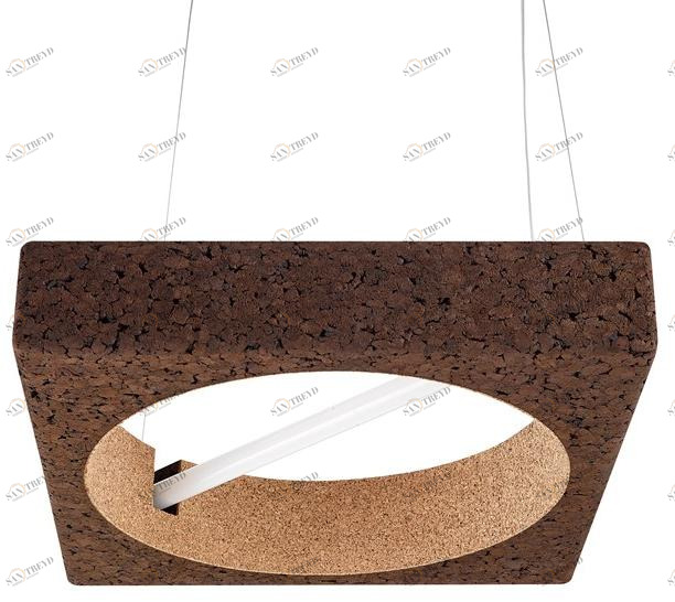 BlackCork Подвесной светильник из пробки Soft sun-id-1377311