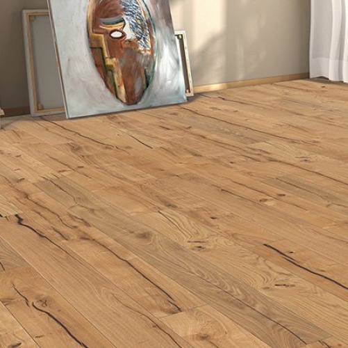 Паркетная доска Haro 4000 Series Top connect Дуб Селект с брашью (Текстурированная) 2200х173 мм 528692 - Вид №1