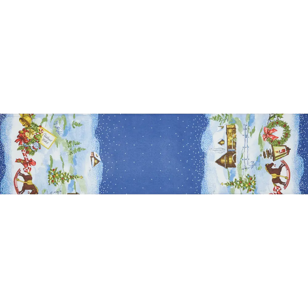 Дорожка Altali Сочельник прямоугольная 40x140 см цвет синий 85364606 STLM-2180144 - Вид №2