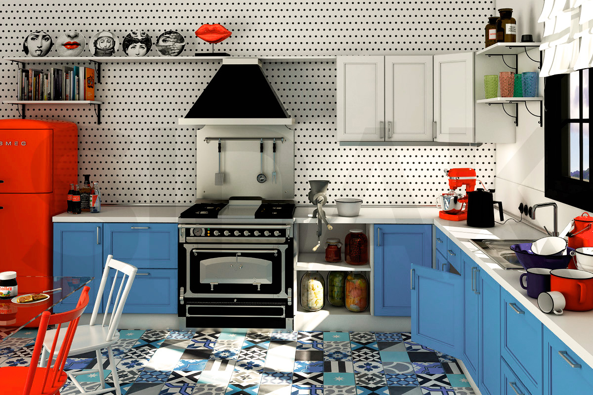 Фасады для кухни Кантри Фрезеровка «Дакота» 104 Бежевый бархат SIDAK SIST2736-500 - Вид №1