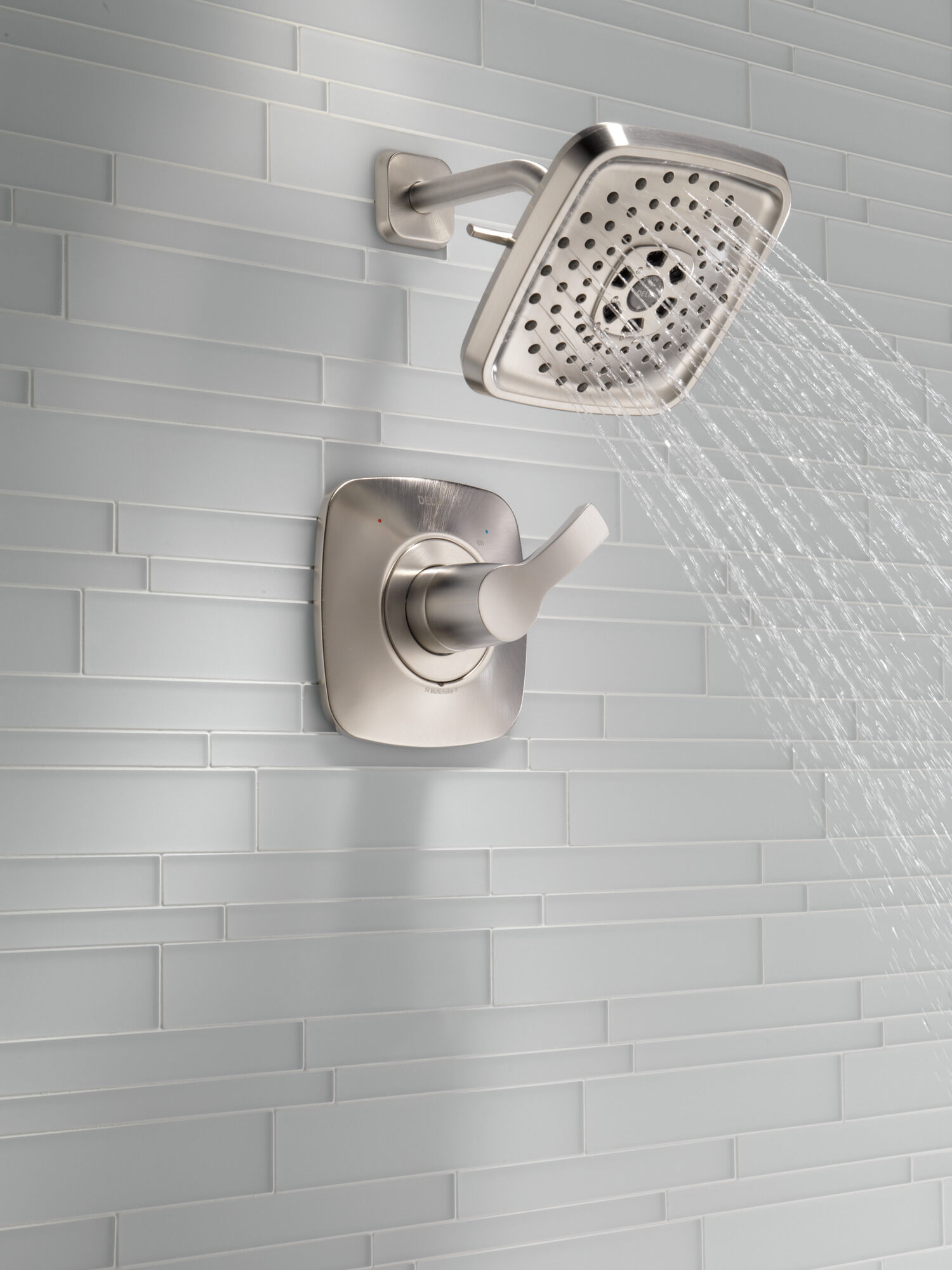 T14252-SS Накладка для душа Monitor® 14 серии H2Okinetic® Delta Faucet Tesla Нержавеющая сталь - Вид №3
