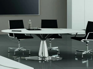 Bralco Лакированный стол для совещаний с системой прокладки кабелей Metar