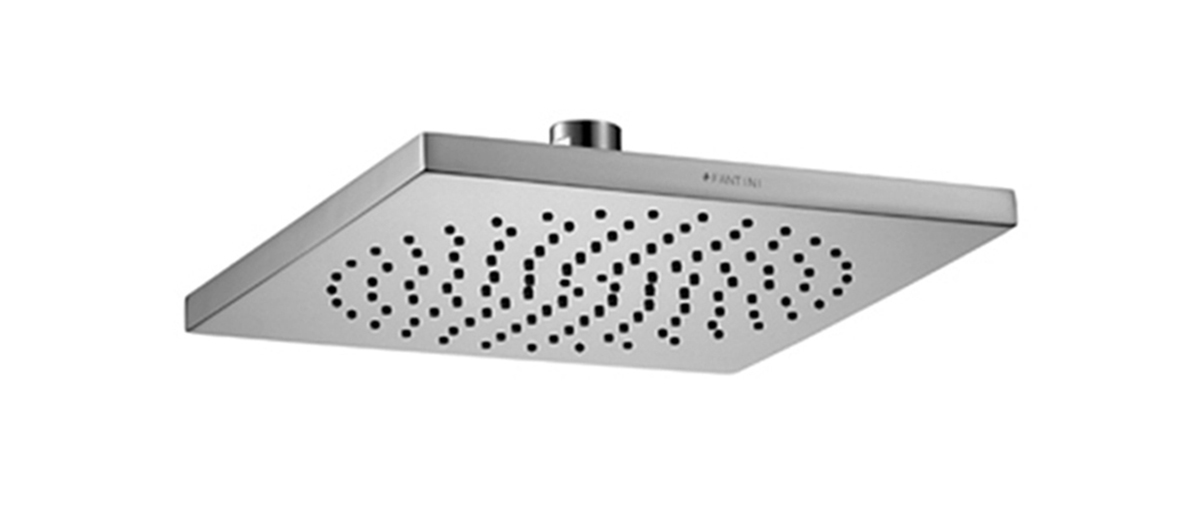 8008  Верхний душ20x20 см латунь ограничитель потока воды до 12 л/мин при 3 бар система от известкового налета впуск 1/2'' обратный клапан N.B. Условия, необходимые для правильного функционирования: Мин. Поток: 10 л/мин Fantini Rubinetti MINT