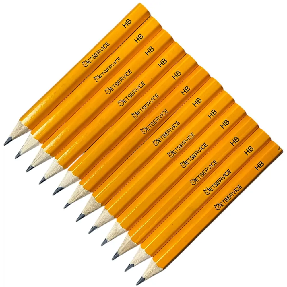 Карандаш Jetservice Мини 3012-9 черный, 12 шт. - профессиональный разметочный инструмент 89403470 STLM-1498571 - Вид №2