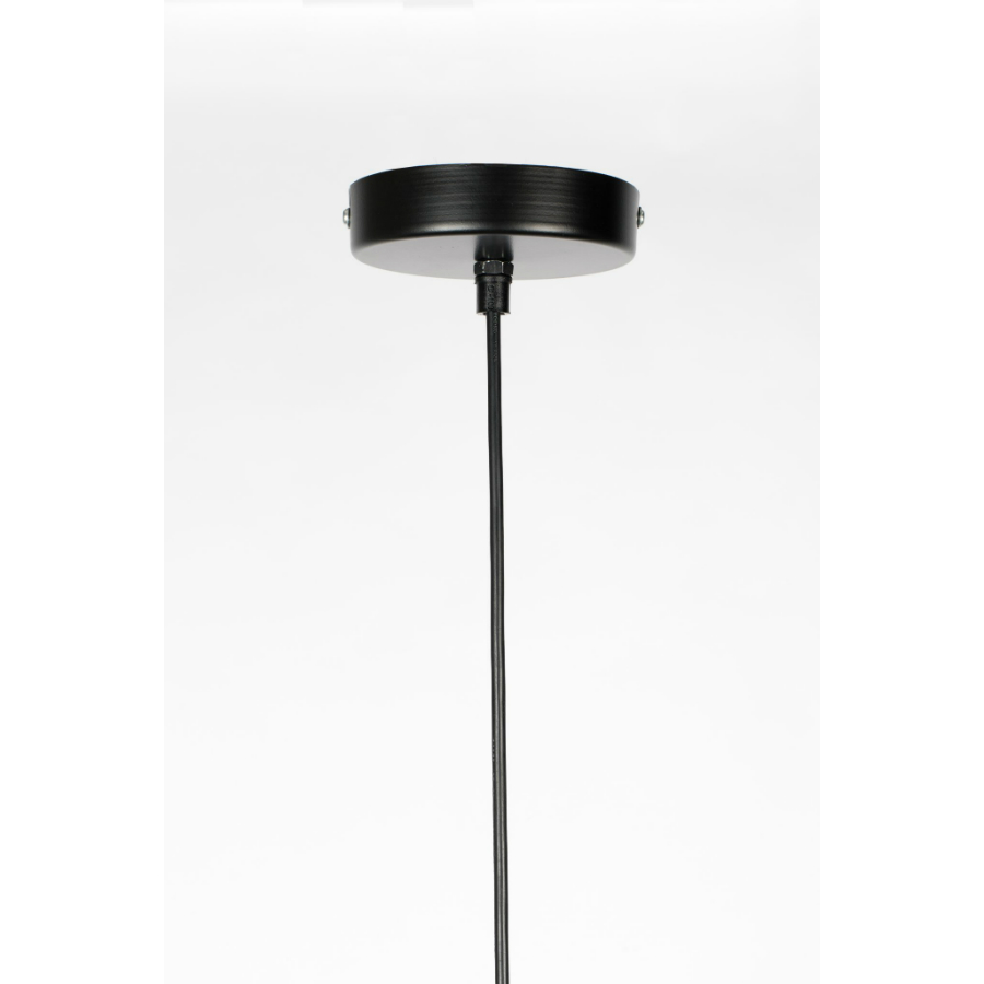 Лампа подвесная Lena L, черная White Label Living 5300144 - Вид №7