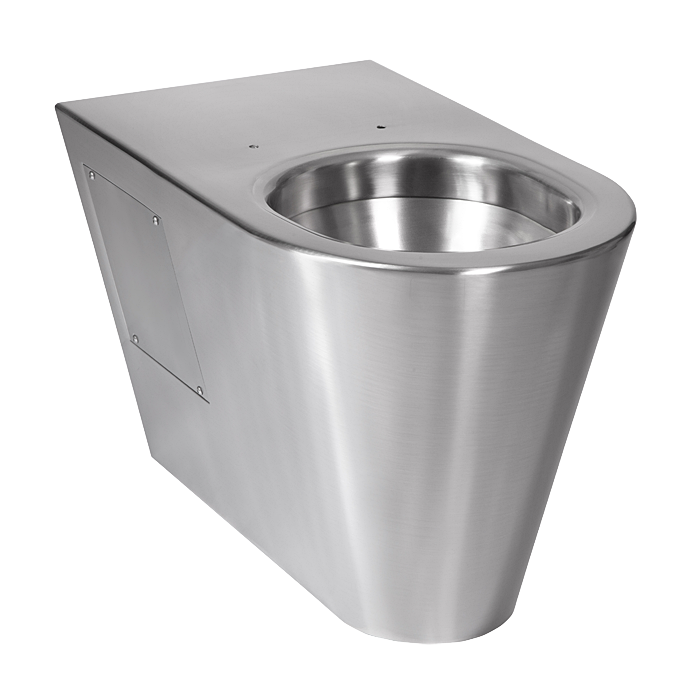 94140 Антивандальный нержавеющий напольный унитаз SANELA 