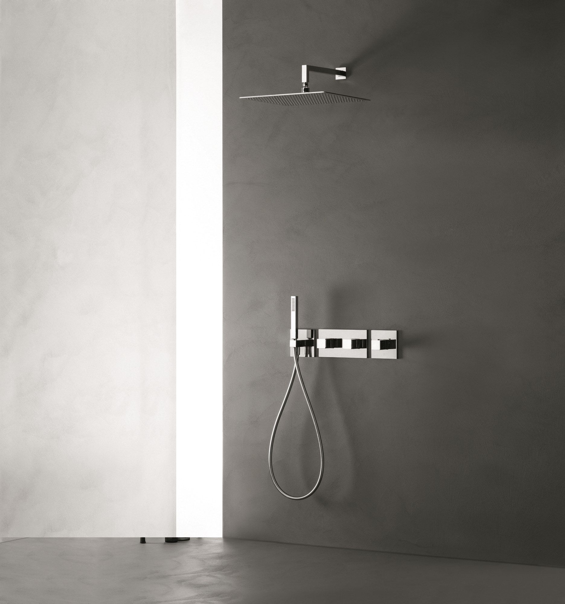 Потолочная квадратная душевая головка с системой защиты от накипи CRISTINA Rubinetterie душевые головки и рычаги-Shower &amp ARCH-00151675 - Вид №1